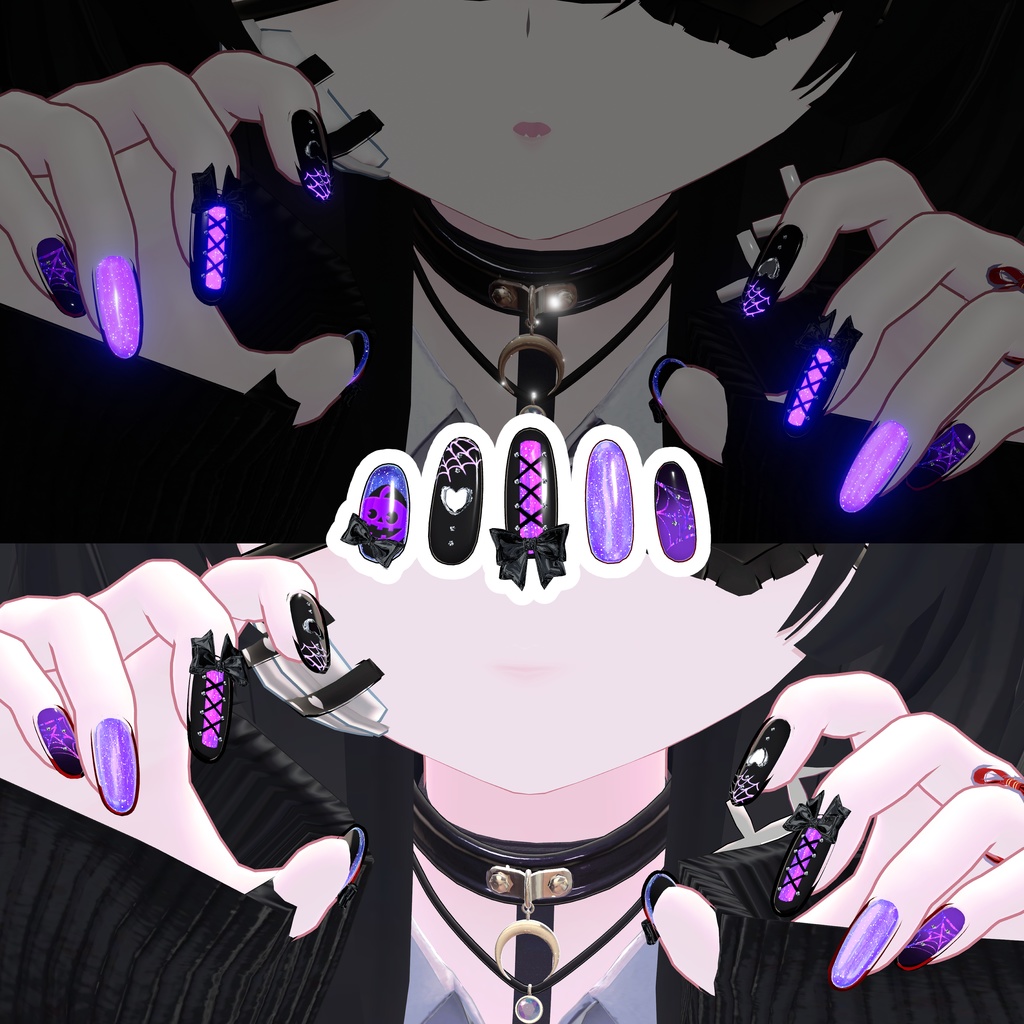 【10アバター】HalloweeNail【7color】