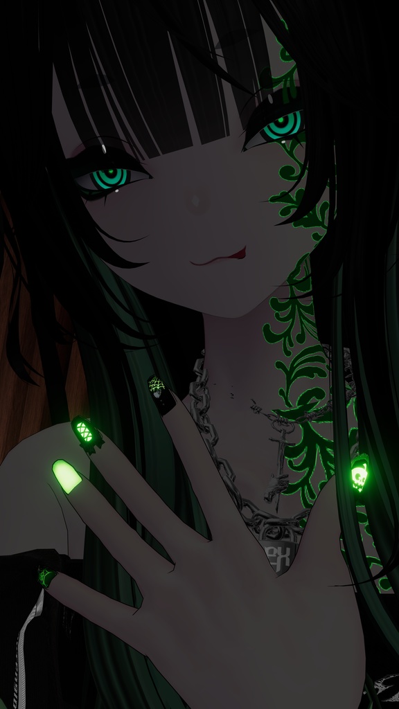 【10アバター】HalloweeNail【7color】