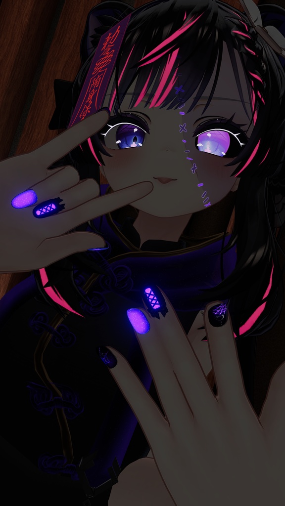 【10アバター】HalloweeNail【7color】