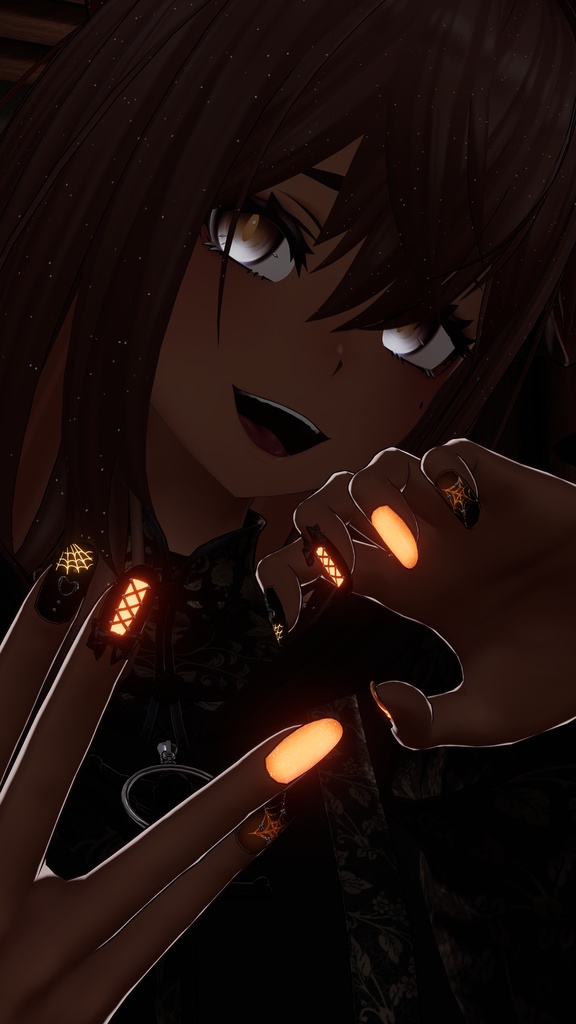 【10アバター】HalloweeNail【7color】