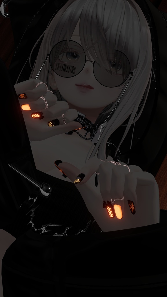 【10アバター】HalloweeNail【7color】