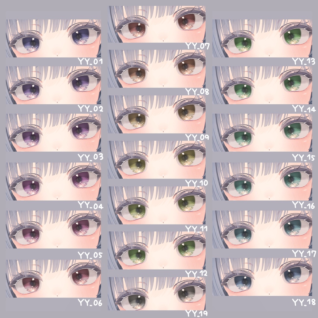 【31アバター】夜空の夢EyeTexture【38Color】