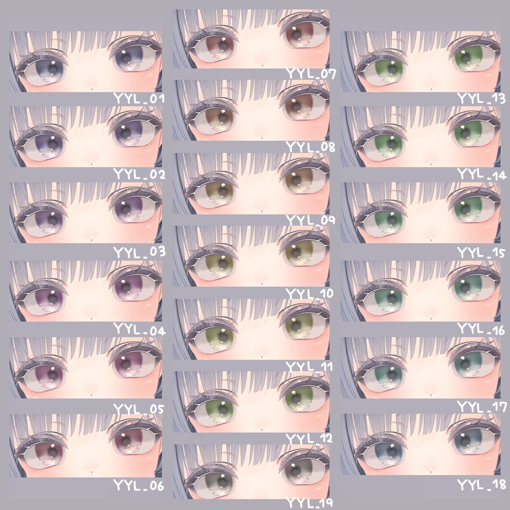 【31アバター】夜空の夢EyeTexture【38Color】