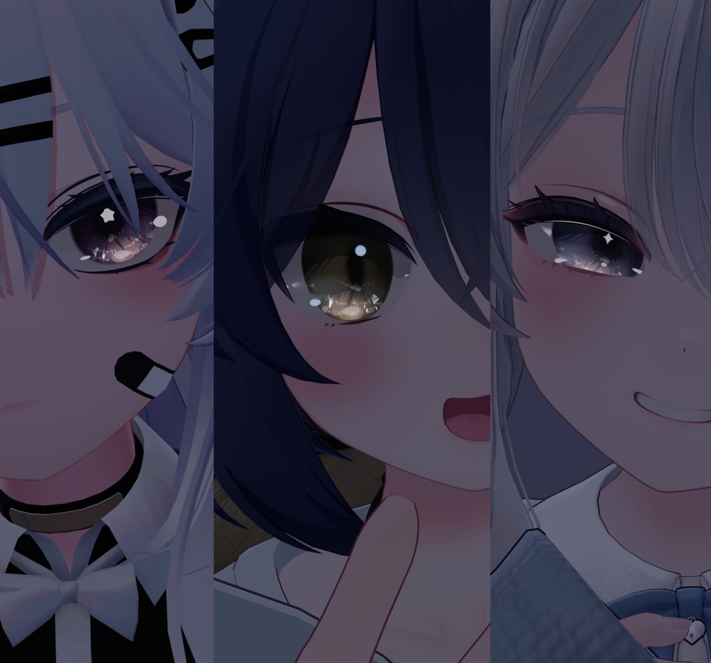 【31アバター】夜空の夢EyeTexture【38Color】