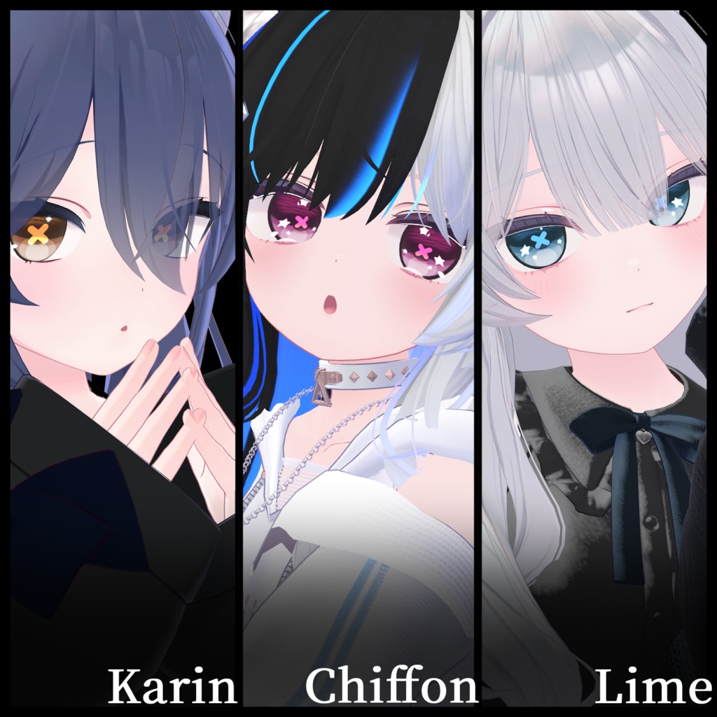 【20アバター】Crosstar Eye Texture【19color+】