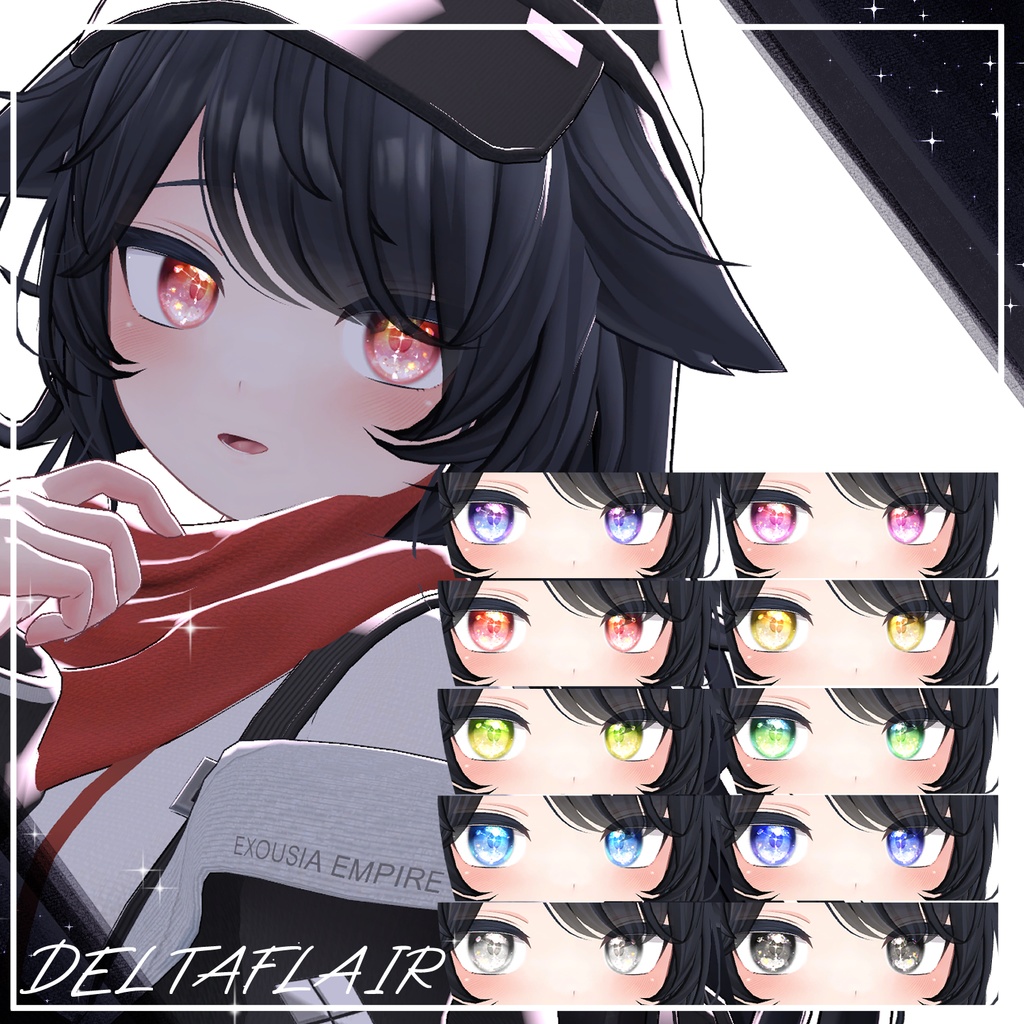 【40アバター】宙の詩EyeTexture【10Color+10】