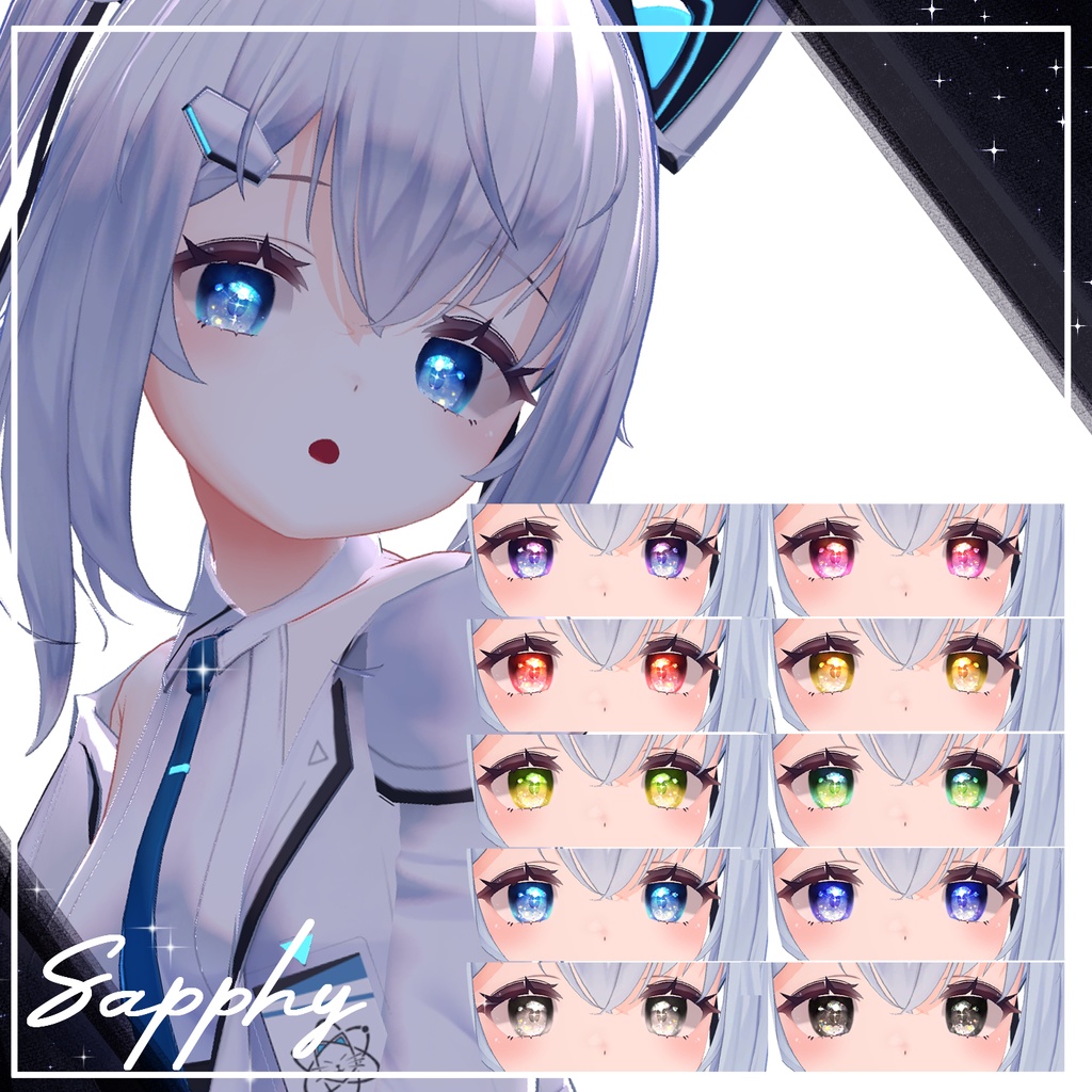 【40アバター】宙の詩EyeTexture【10Color+10】