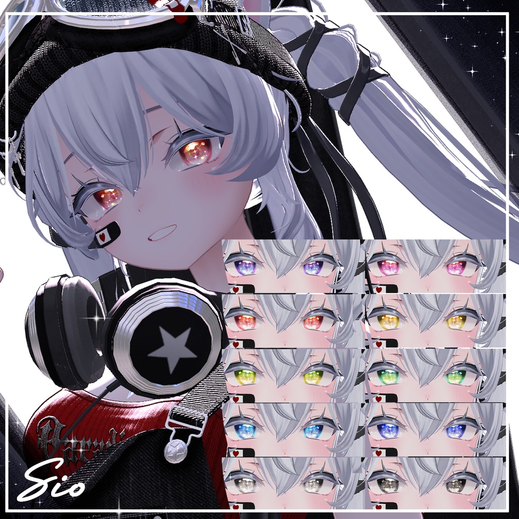 【40アバター】宙の詩EyeTexture【10Color+10】