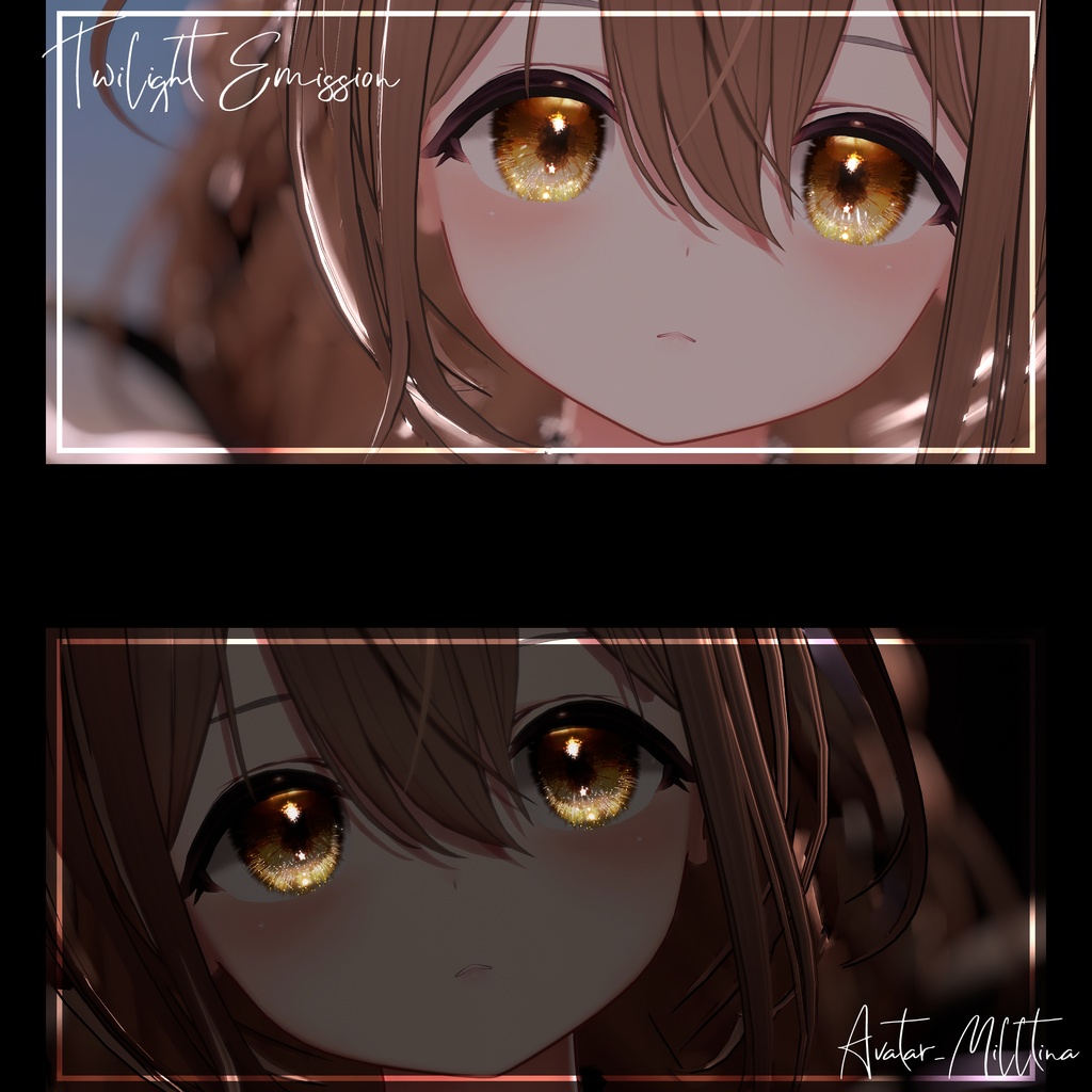 【36アバター】黄昏の微睡EyeTexture【20color】