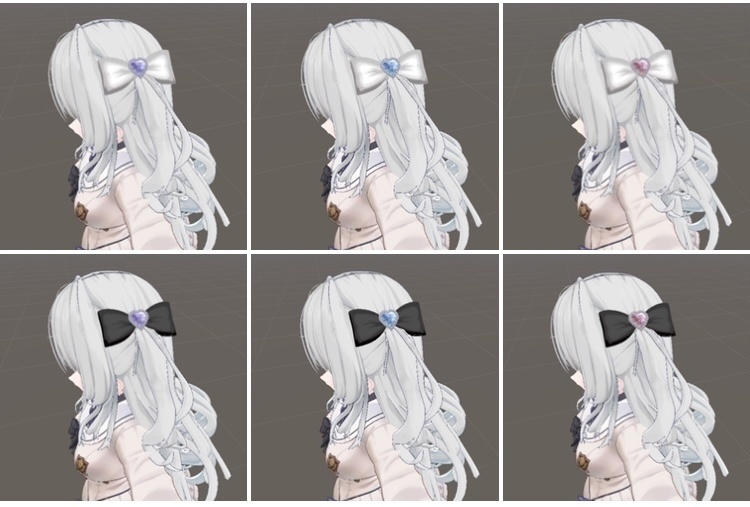 *Ribbon charm icepick*【VRChat想定】