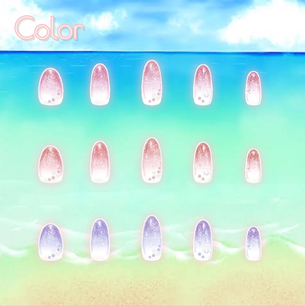MD Summer nail / 桔梗*舞夜*シエル専用