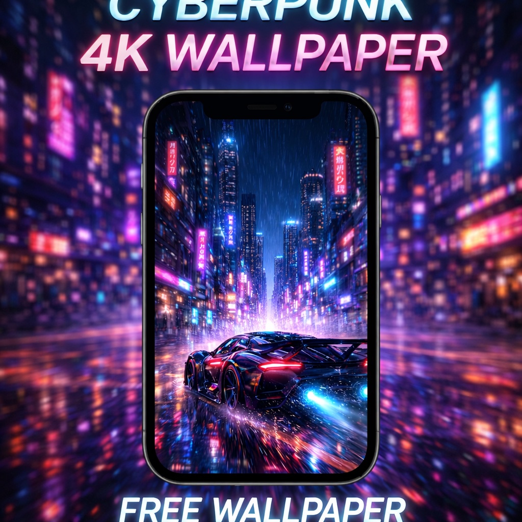 【無料】サイバーパンク壁紙 （スマホ、iPad対応）