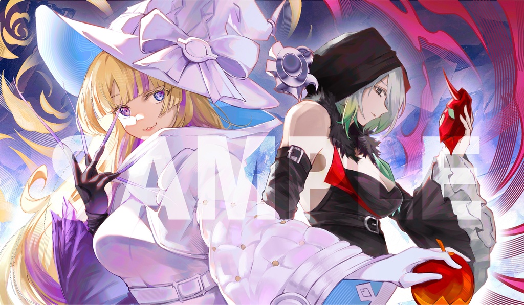 委託「遊戯王 」ディアベルスター&ディアベルゼ プレイマット