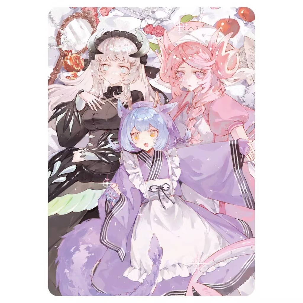 委託「遊戯王」ドラゴンメイド・チェイム&ナサリー&ラドリー デッキケース カードケース