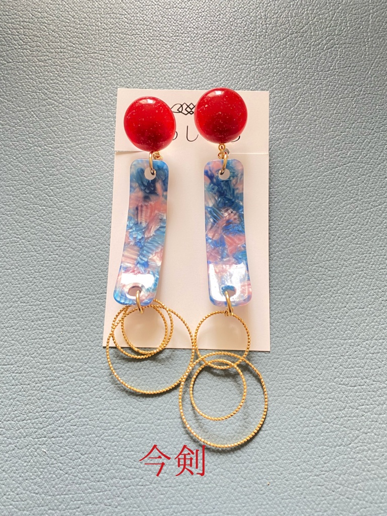 【刀剣乱舞】前田藤四郎・薬研藤四郎・今剣イメージアクセサリー【イヤリング・ピアス】