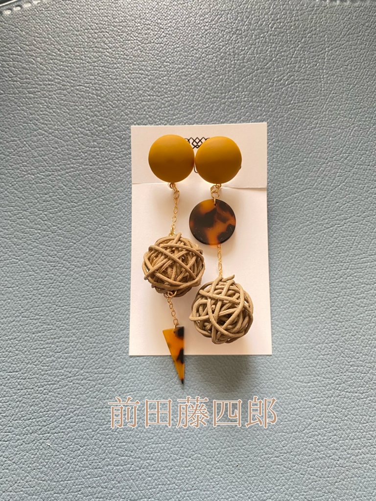 【刀剣乱舞】前田藤四郎・薬研藤四郎・今剣イメージアクセサリー【イヤリング・ピアス】