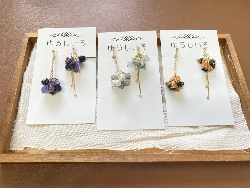 【刀剣乱舞】岩融・巴形薙刀・静形薙刀イメージアクセサリー【イヤリング・ピアス】