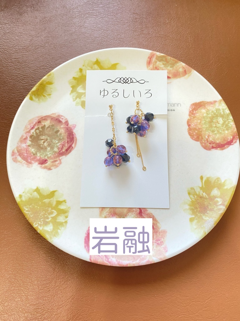 【刀剣乱舞】岩融・巴形薙刀・静形薙刀イメージアクセサリー【イヤリング・ピアス】