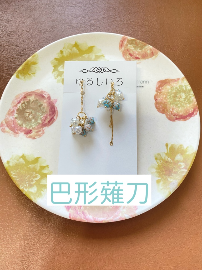 【刀剣乱舞】岩融・巴形薙刀・静形薙刀イメージアクセサリー【イヤリング・ピアス】