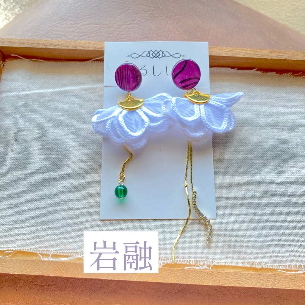 【刀剣乱舞】岩融・巴形薙刀・静形薙刀イメージアクセサリー【イヤリング・ピアス】