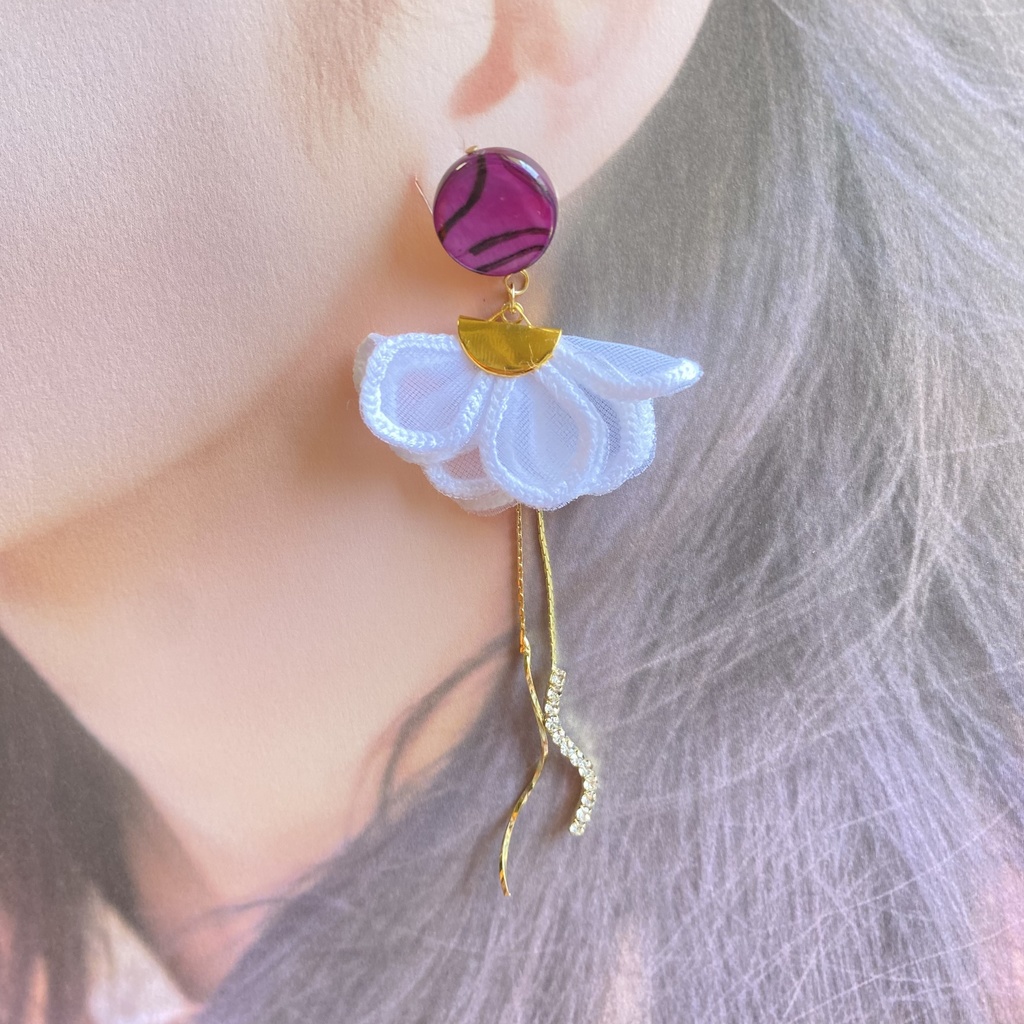 【刀剣乱舞】岩融・巴形薙刀・静形薙刀イメージアクセサリー【イヤリング・ピアス】