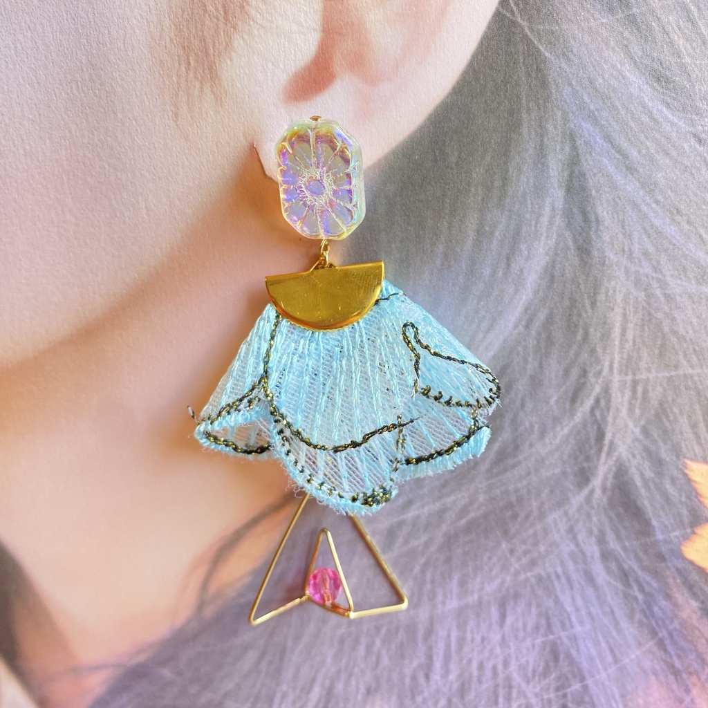 【刀剣乱舞】岩融・巴形薙刀・静形薙刀イメージアクセサリー【イヤリング・ピアス】