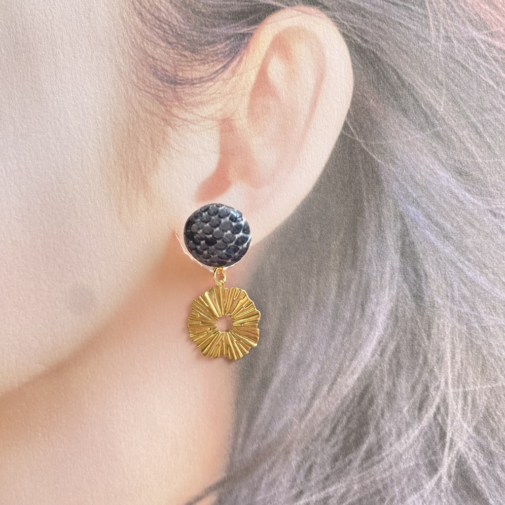 【刀剣乱舞】同田貫正国イメージアクセサリー【イヤリング・ピアス】