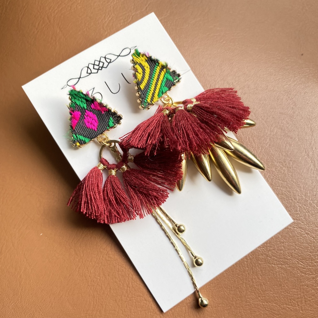 【ツイステ】リリア・ヴァンルージュイメージアクセサリー 〜百獣の装束〜【イヤリング・ピアス】