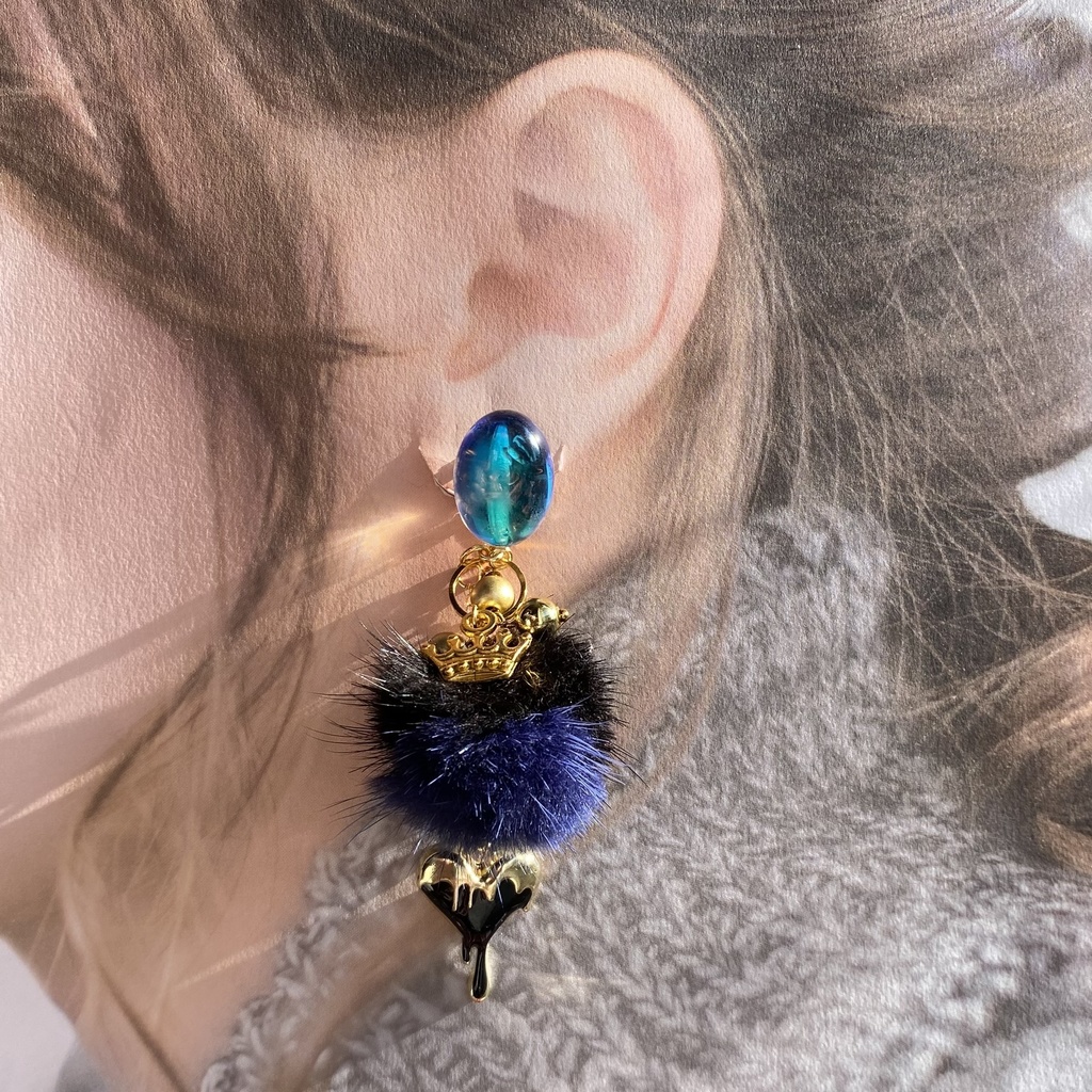 【ツイステ】シュラウド兄弟イメージアクセサリー 【イヤリング・ピアス】