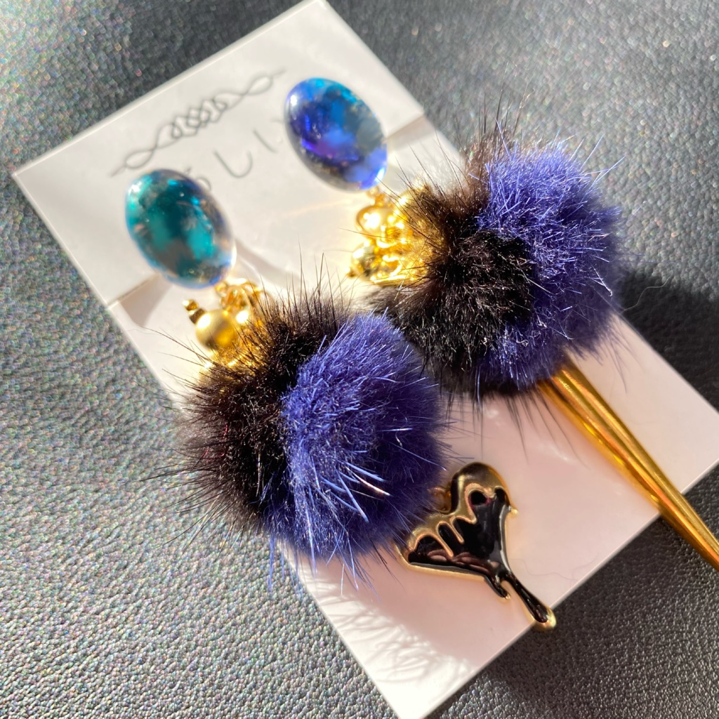 【ツイステ】シュラウド兄弟イメージアクセサリー 【イヤリング・ピアス】