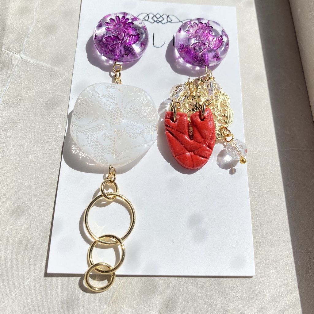 【刀剣乱舞】太郎太刀・次郎太刀イメージアクセサリー【イヤリング・ピアス】