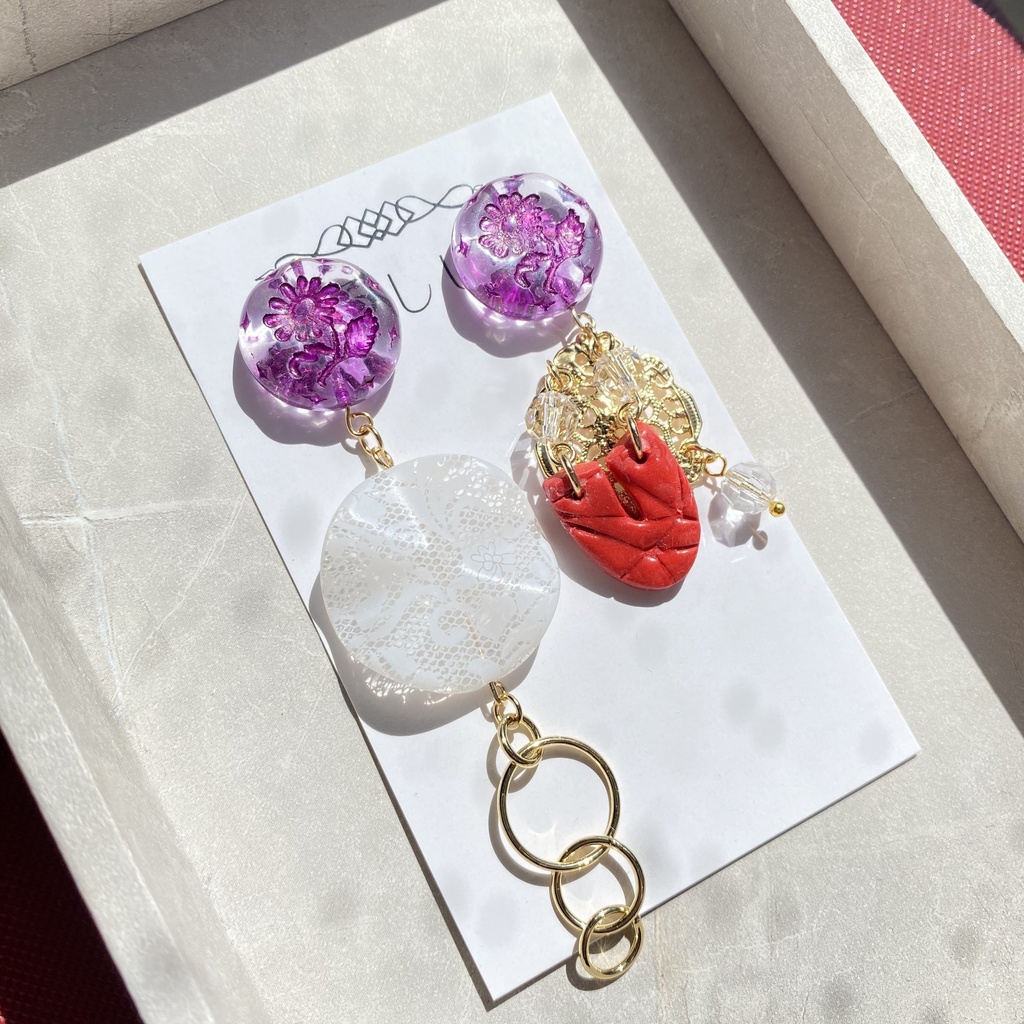 【刀剣乱舞】太郎太刀・次郎太刀イメージアクセサリー【イヤリング・ピアス】