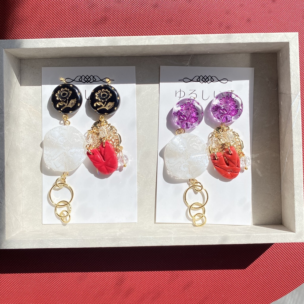 【刀剣乱舞】太郎太刀・次郎太刀イメージアクセサリー【イヤリング・ピアス】