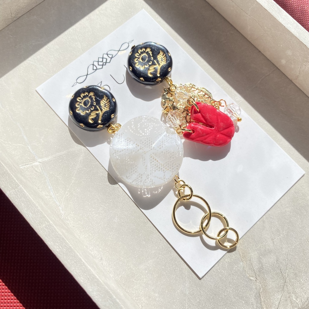 【刀剣乱舞】太郎太刀・次郎太刀イメージアクセサリー【イヤリング・ピアス】