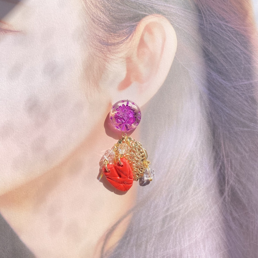 【刀剣乱舞】太郎太刀・次郎太刀イメージアクセサリー【イヤリング・ピアス】