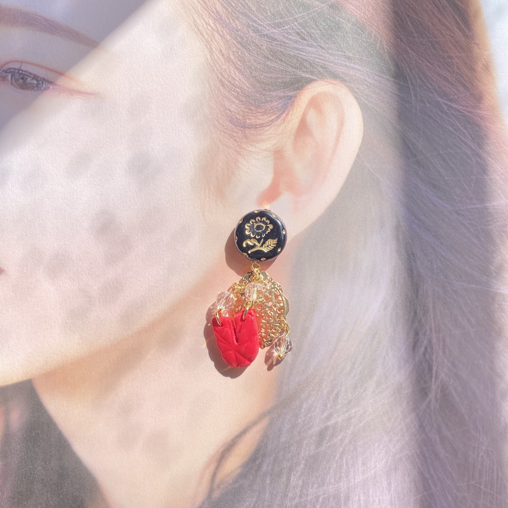 【刀剣乱舞】太郎太刀・次郎太刀イメージアクセサリー【イヤリング・ピアス】