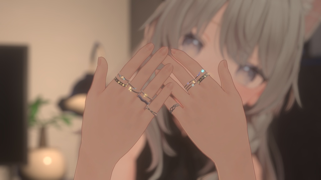 【指輪10点セットMA対応】Stellar Rings / 10-Piece Set【VRC想定】