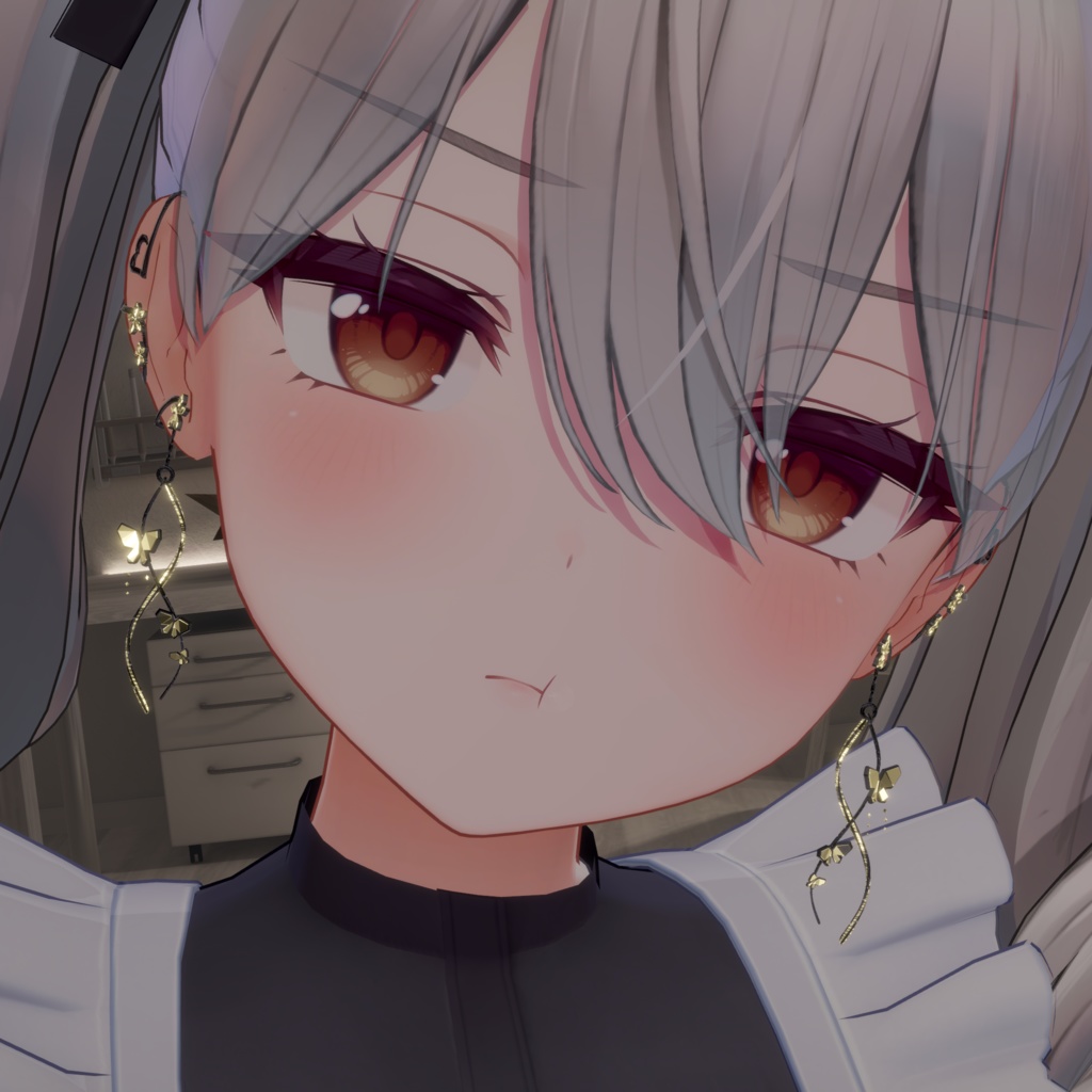 【イヤリング】Garden Cuff【VRC想定】