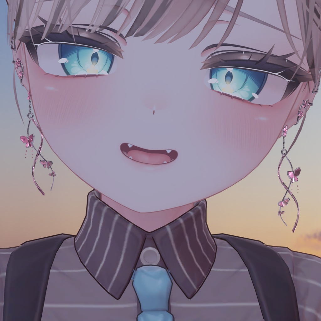 【イヤリング】Garden Cuff【VRC想定】