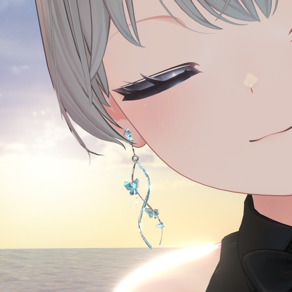 【イヤリング】Garden Cuff【VRC想定】