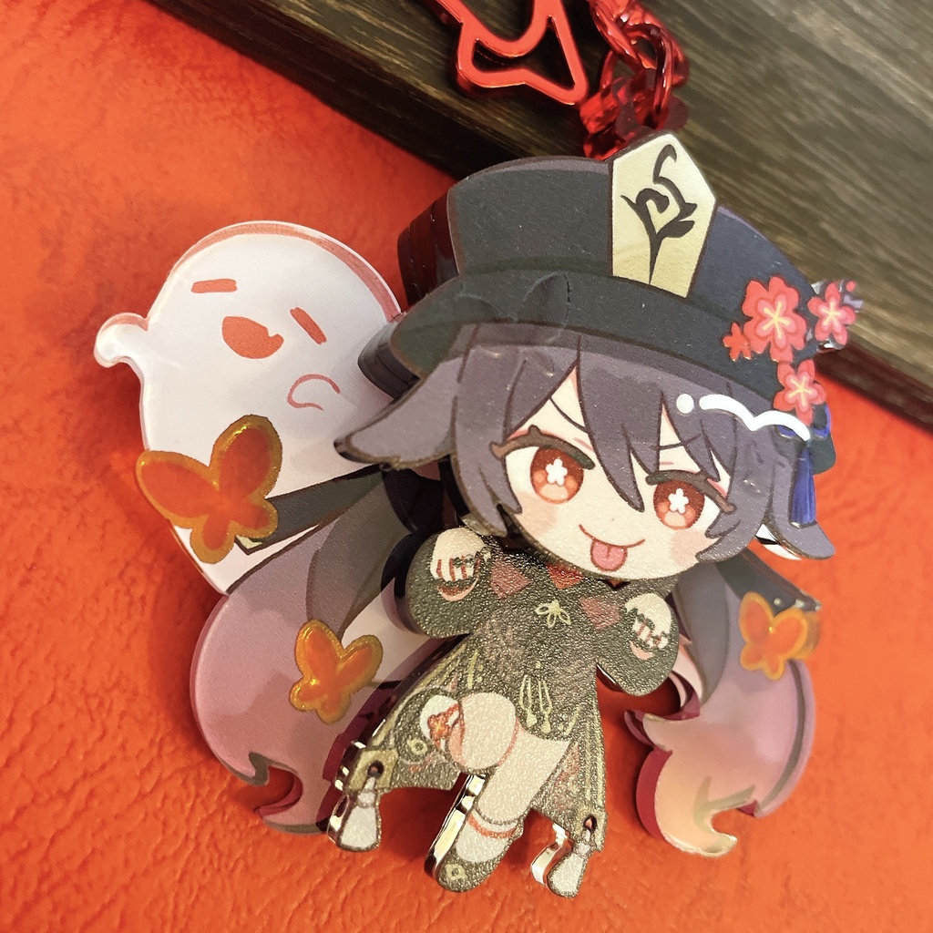 胡桃のゆらゆら首振りアクリルキーホルダー