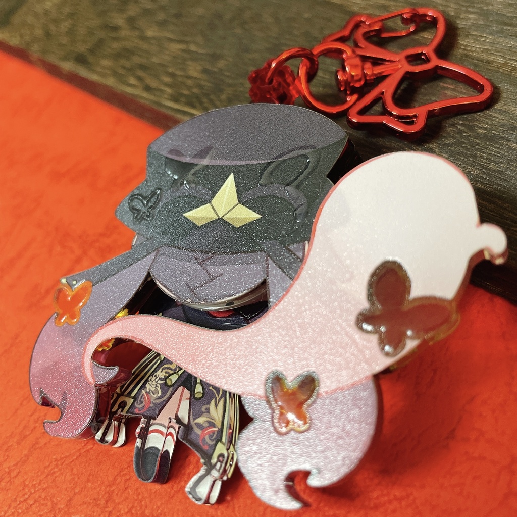 胡桃のゆらゆら首振りアクリルキーホルダー