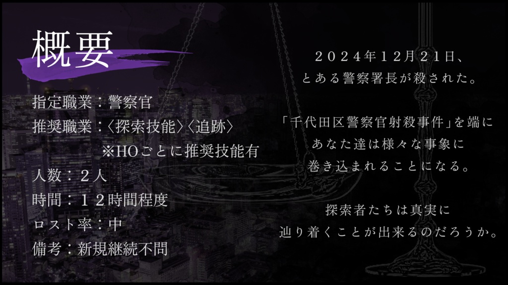 クトゥルフ神話TRPG「然らぬ天秤」 SPLL:E198794