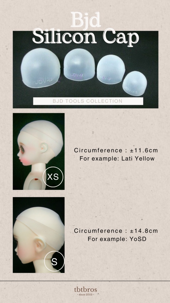 BJDシリコンキャップ ( BJD Silicone Cap )