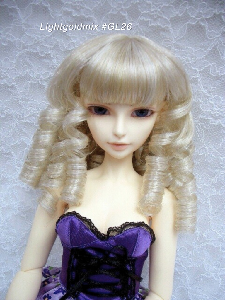 ウィッグ / 8-9インチ / ミディアムカール (8-9/19563)