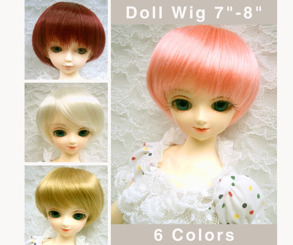 ウイッグ / 7-8インチ / ショートボブ (7-8/21184)