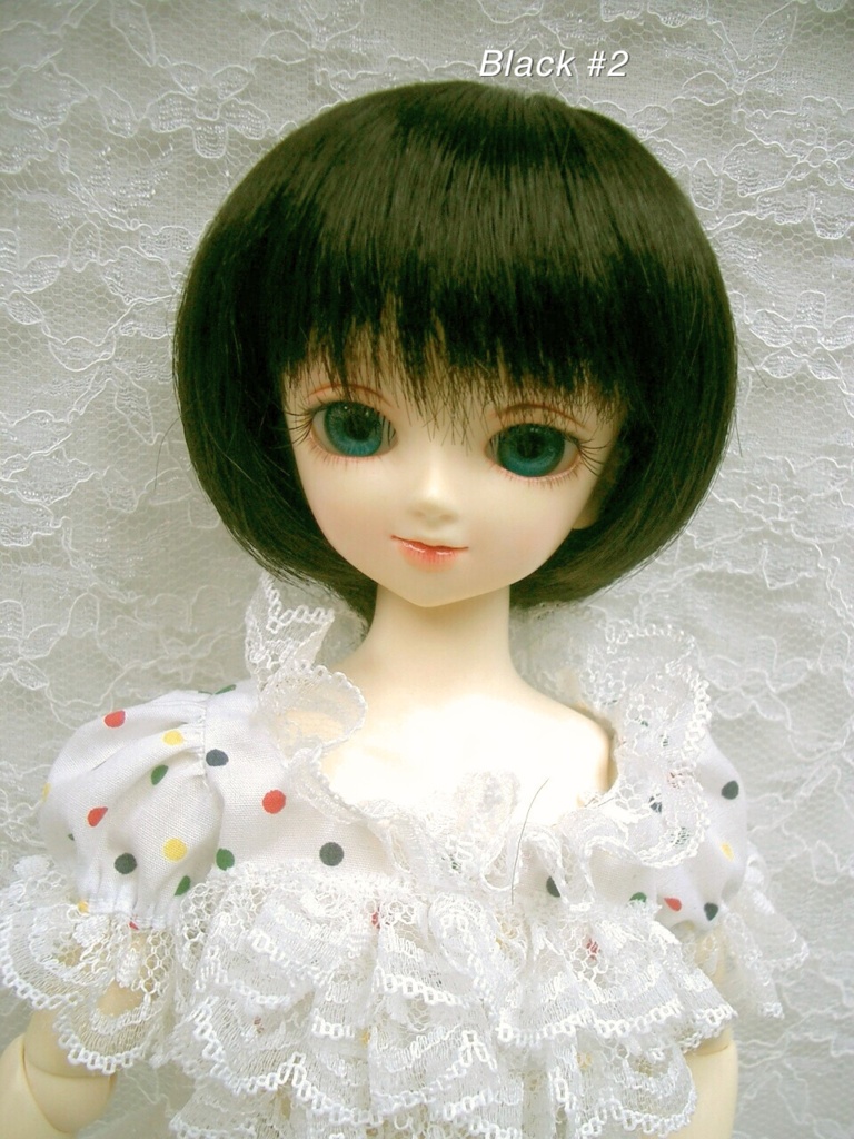 ウイッグ / 7-8インチ / ショートボブ *長めの前髪 (7-8/21410)