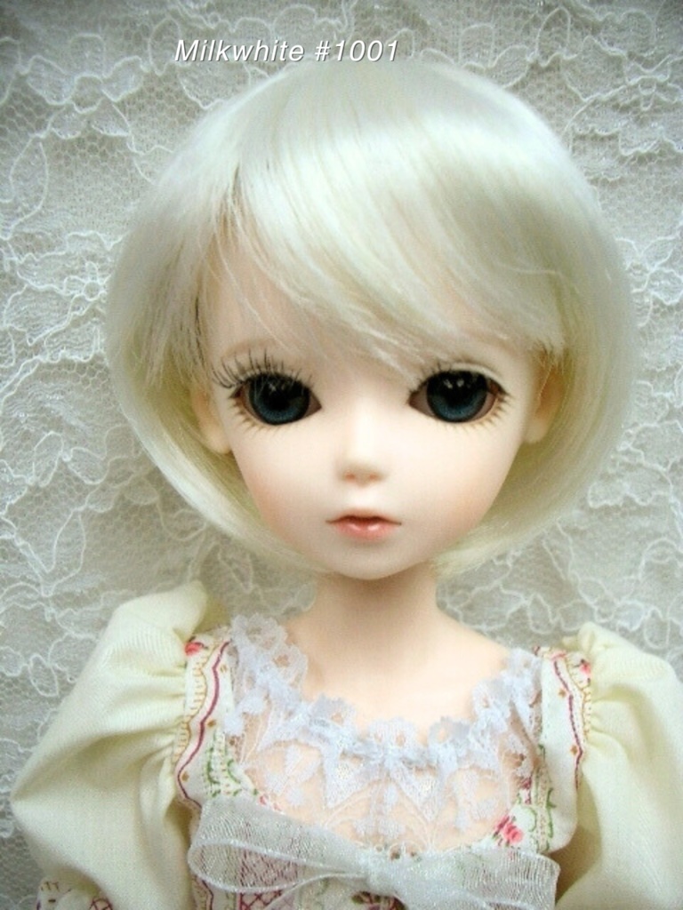 ウイッグ / 7-8インチ / ショートボブ *長めの前髪 (7-8/21410)