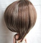 ウィッグ /11-12インチ / ショートボブ*後ろしっぼ (11-12/21404)