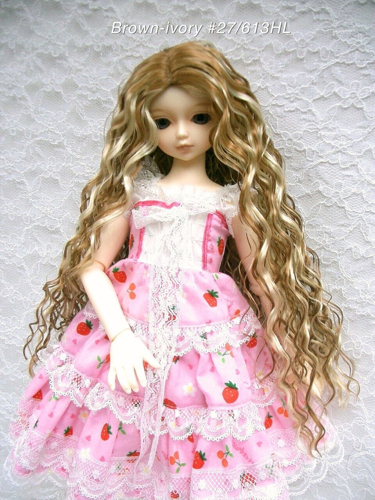 ウイッグ / 7-8インチ / ワンレンロングウェーブ (7-8/25016)